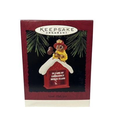1995 North Pole 911 - Chipmunks Hallmark Ornament (Firefighter) QX5957