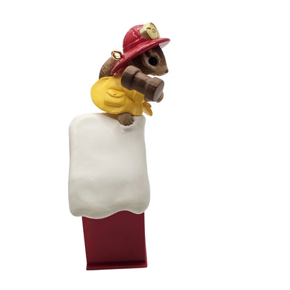 1995 North Pole 911 - Chipmunks Hallmark Ornament (Firefighter) QX5957