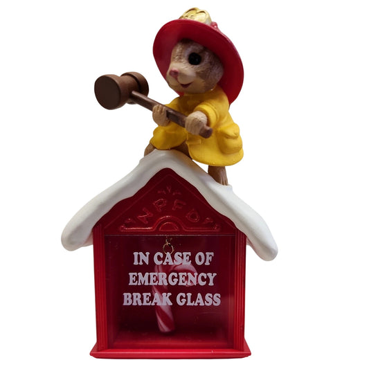 1995 North Pole 911 - Chipmunks Hallmark Ornament (Firefighter) QX5957