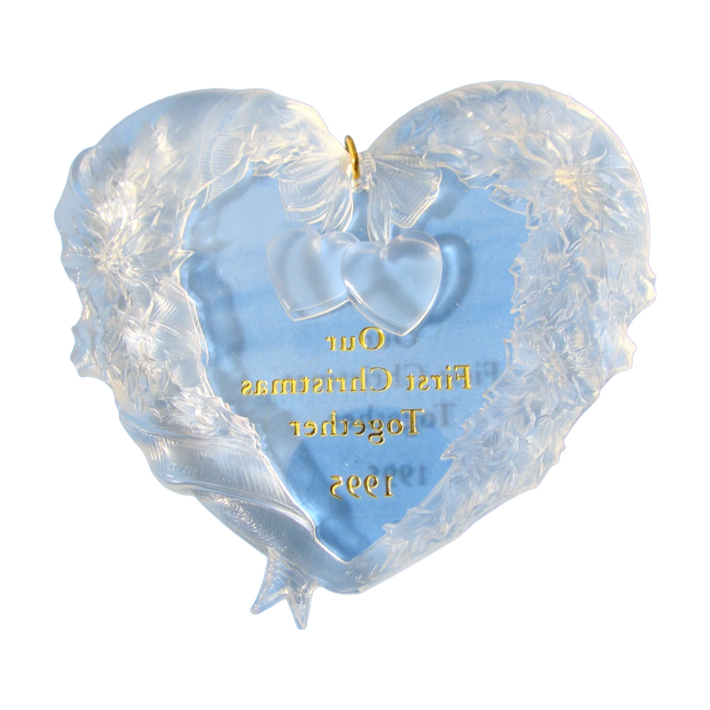 1995 Our First Christmas Together Hallmark Ornament (Heart) QX3177