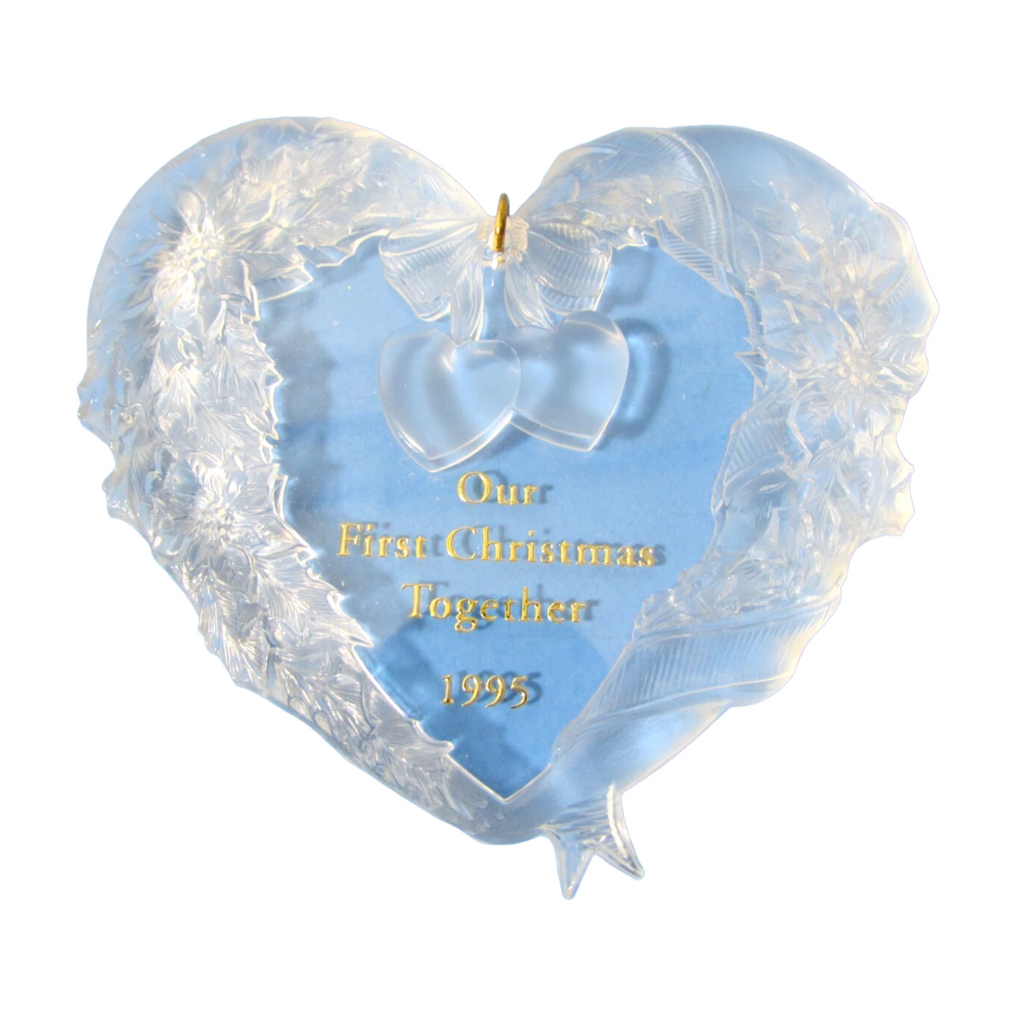 1995 Our First Christmas Together Hallmark Ornament (Heart) QX3177