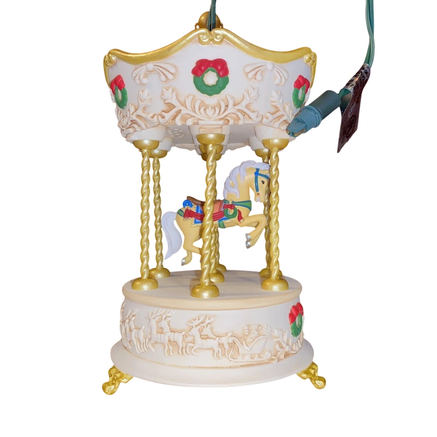 1995 Over the Waves Hallmark Ornament (Tobin Fraley Carousel Horse) QLX7269