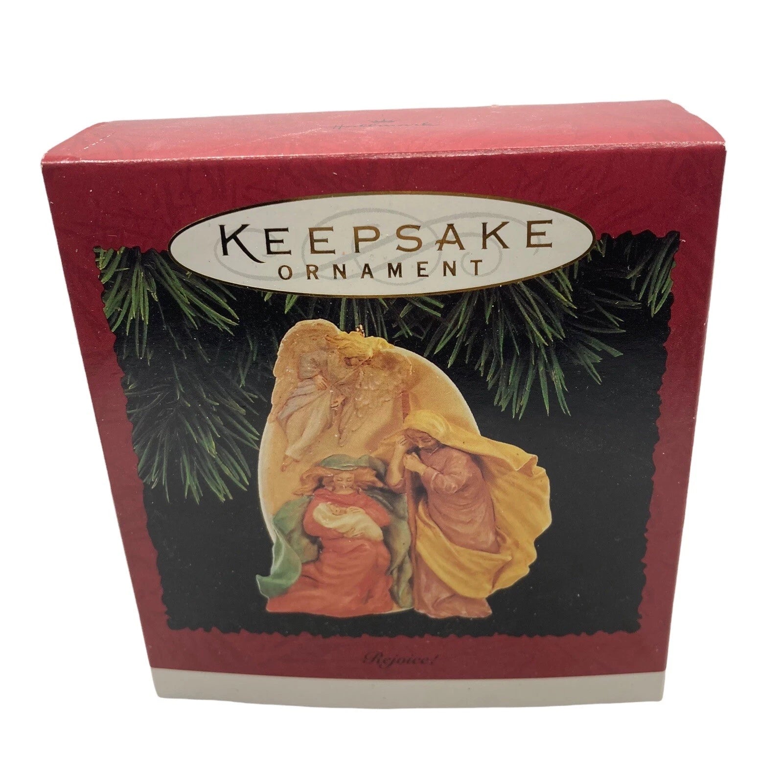 1995 Rejoice! Hallmark Ornament (Nativity) QX5987