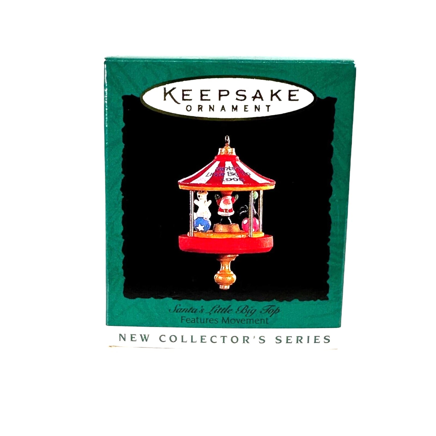 1995 Santa and his Show Hallmark Ornament (Santa's Little Big Top) QXM4779