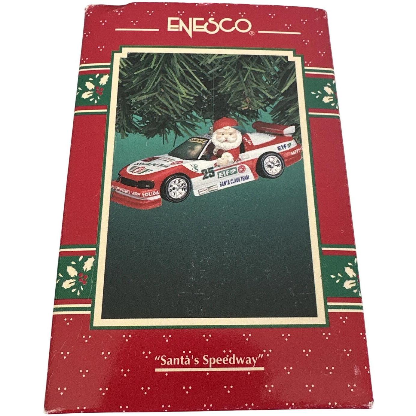 1995 Santa's Speedway (Enesco)
