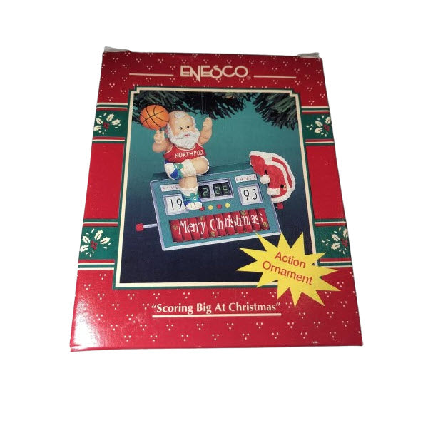 1995 Scoring Big at Christmas Enesco Ornament (Sports & Activities) 112046