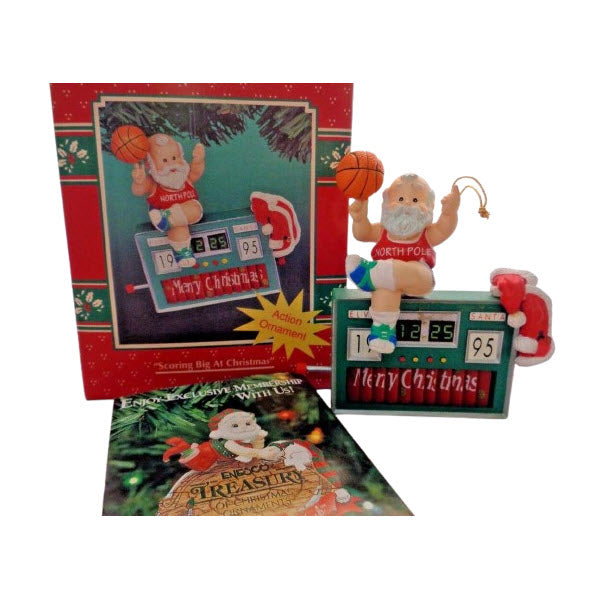1995 Scoring Big at Christmas Enesco Ornament (Sports & Activities) 112046