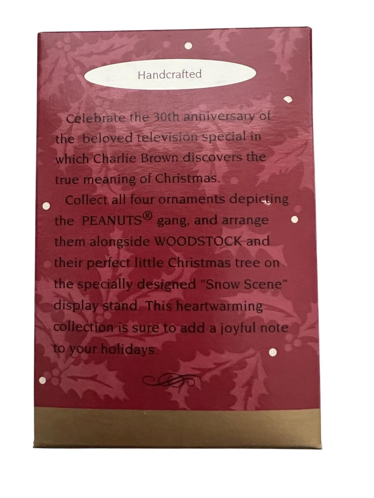 1995 Snoopy Hallmark Ornament (A Charlie Brown Christmas) QRP4219