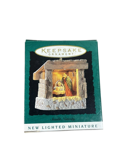 1995 Starlit Nativity Hallmark Ornament (Nativity) QXM4039