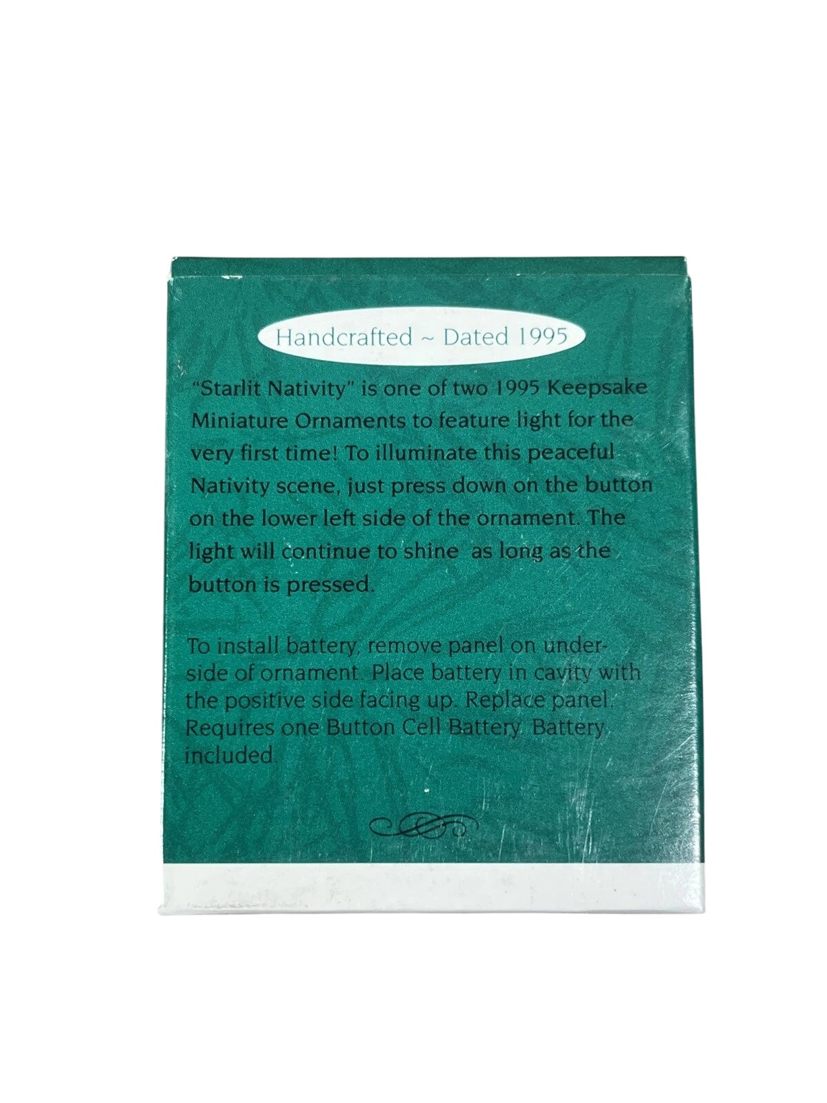 1995 Starlit Nativity Hallmark Ornament (Nativity) QXM4039