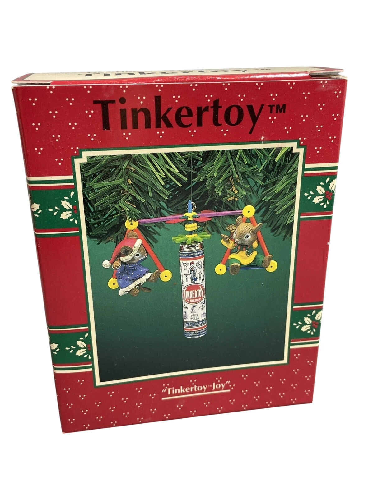 1995 Tinkertoy Joy Enesco Ornament (Mouse) 137049