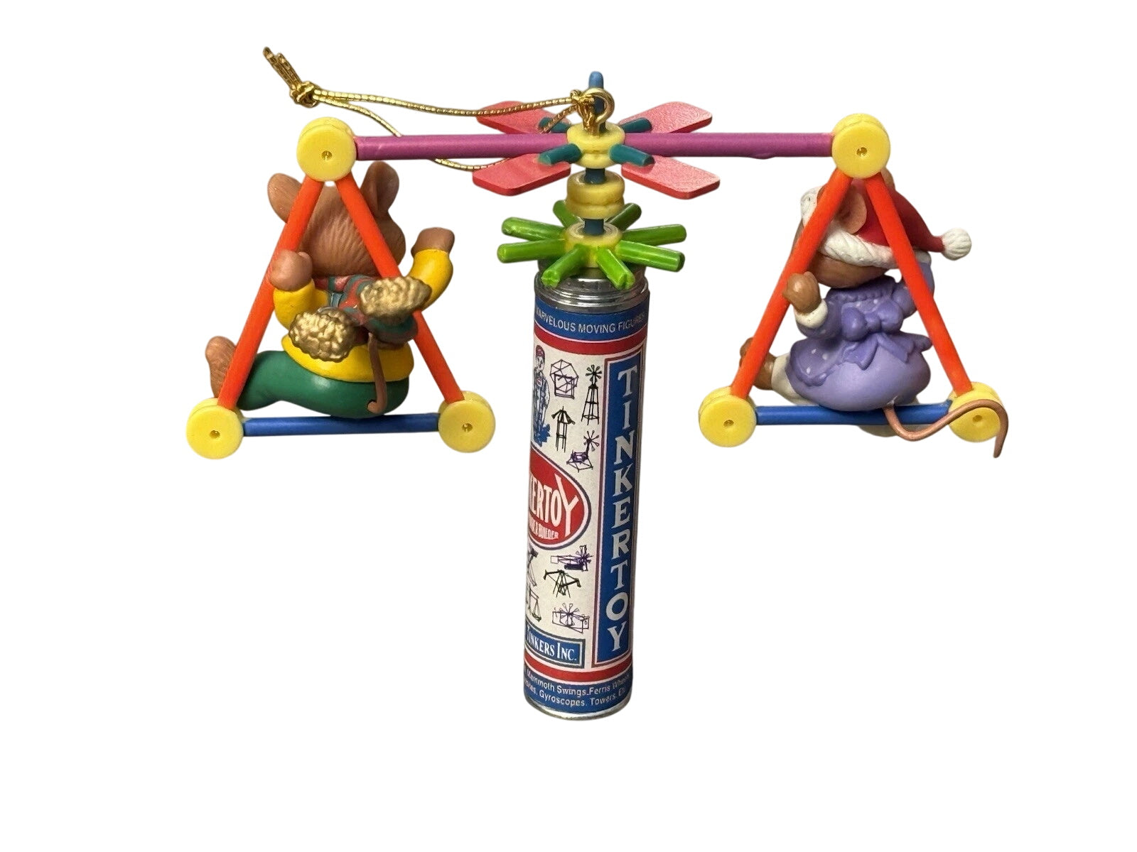 1995 Tinkertoy Joy Enesco Ornament (Mouse) 137049