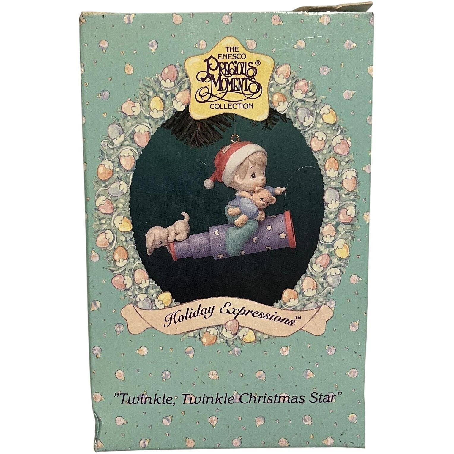 1995 Twinkle, Twinkle Christmas Star - Holiday Expressions Enesco Ornament (Precious Moments) 125903