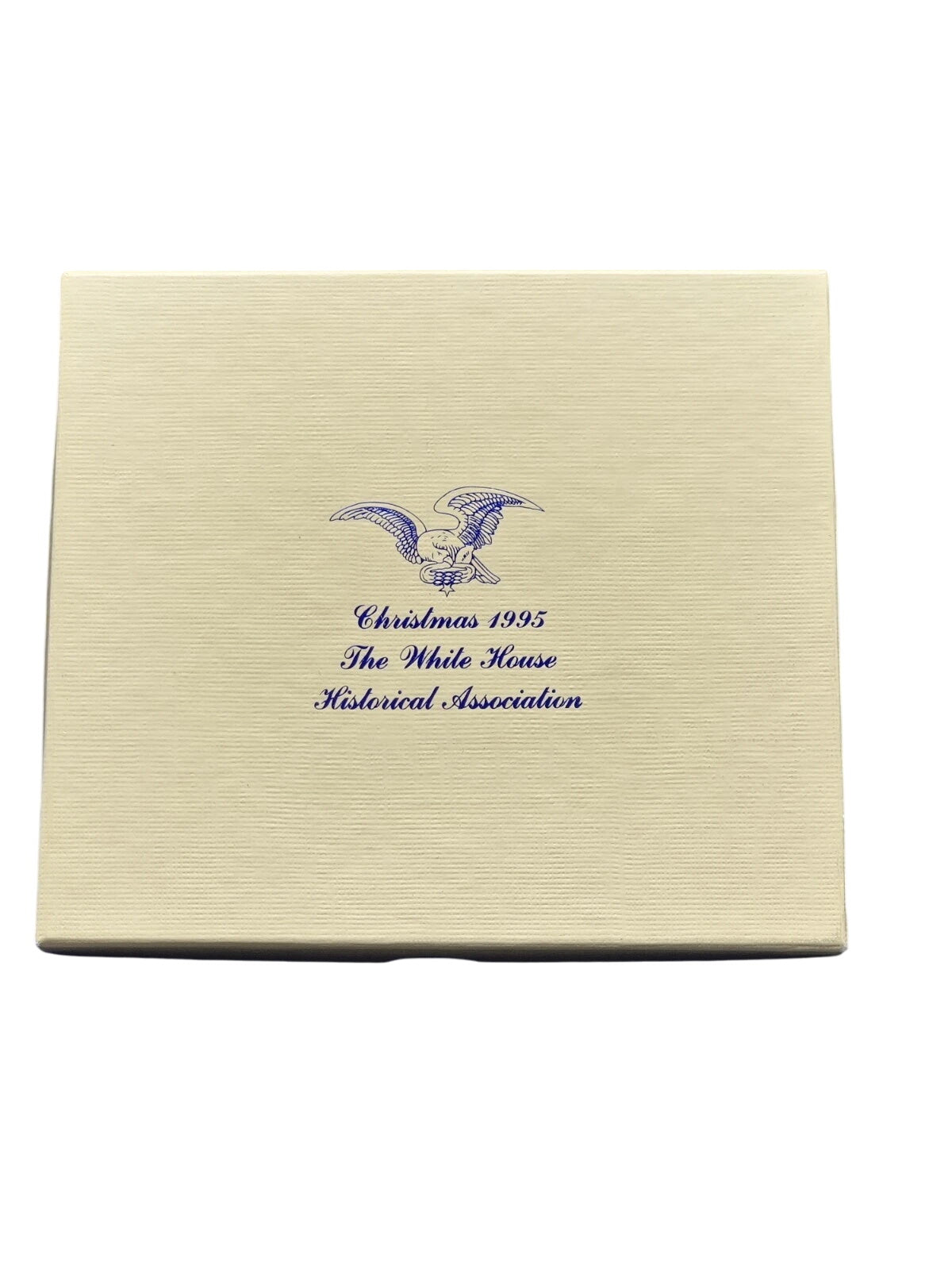 1995 White House South Portico Collectible Ornament - Stunning Gold Metal Design