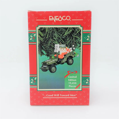 1995 "...Good Will Toward Men" Enesco Ornament (Santa Claus) 132942