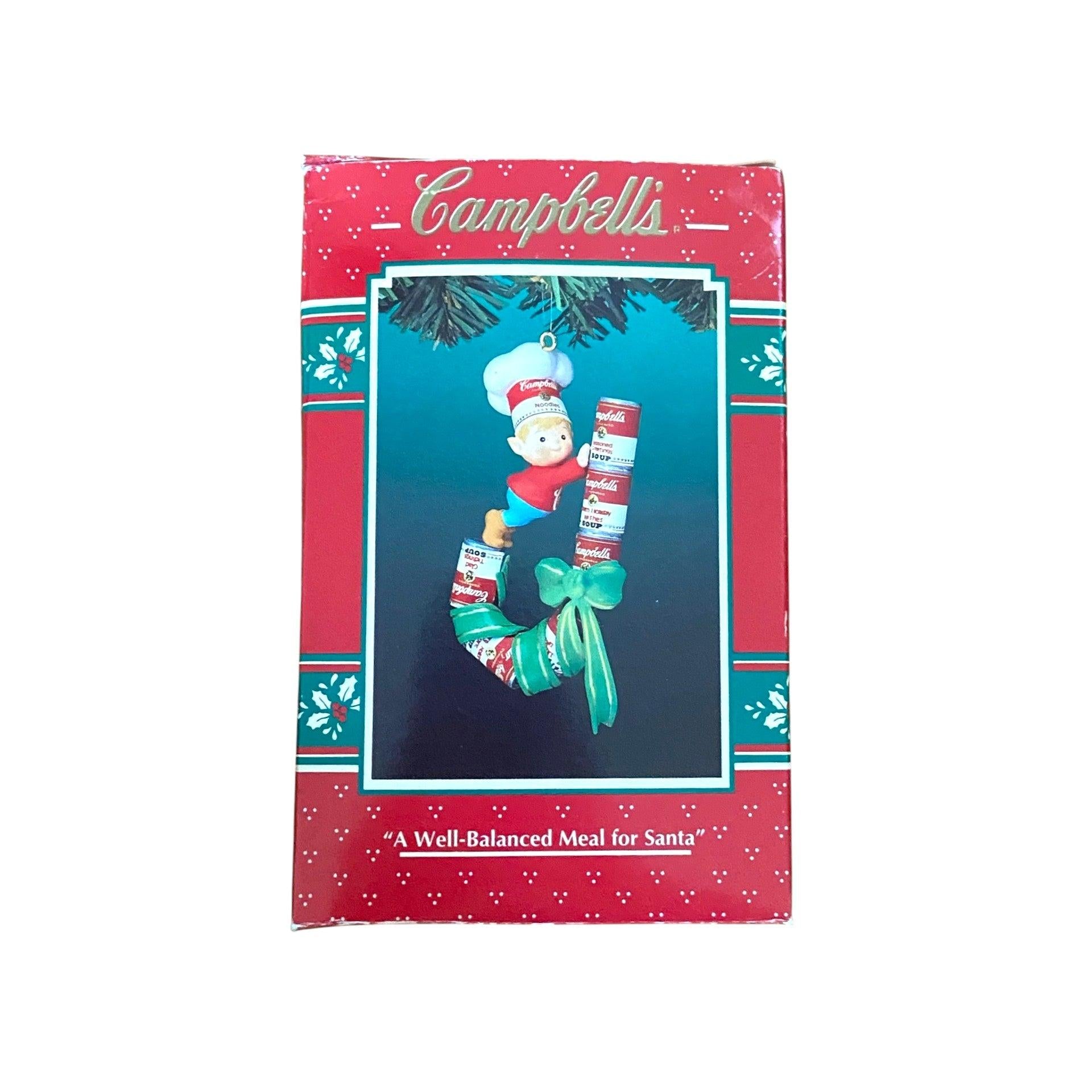 1995 A Well-Balanced Meal for Santa Enesco Ornament (Campbell's Soup) 592633 Image2