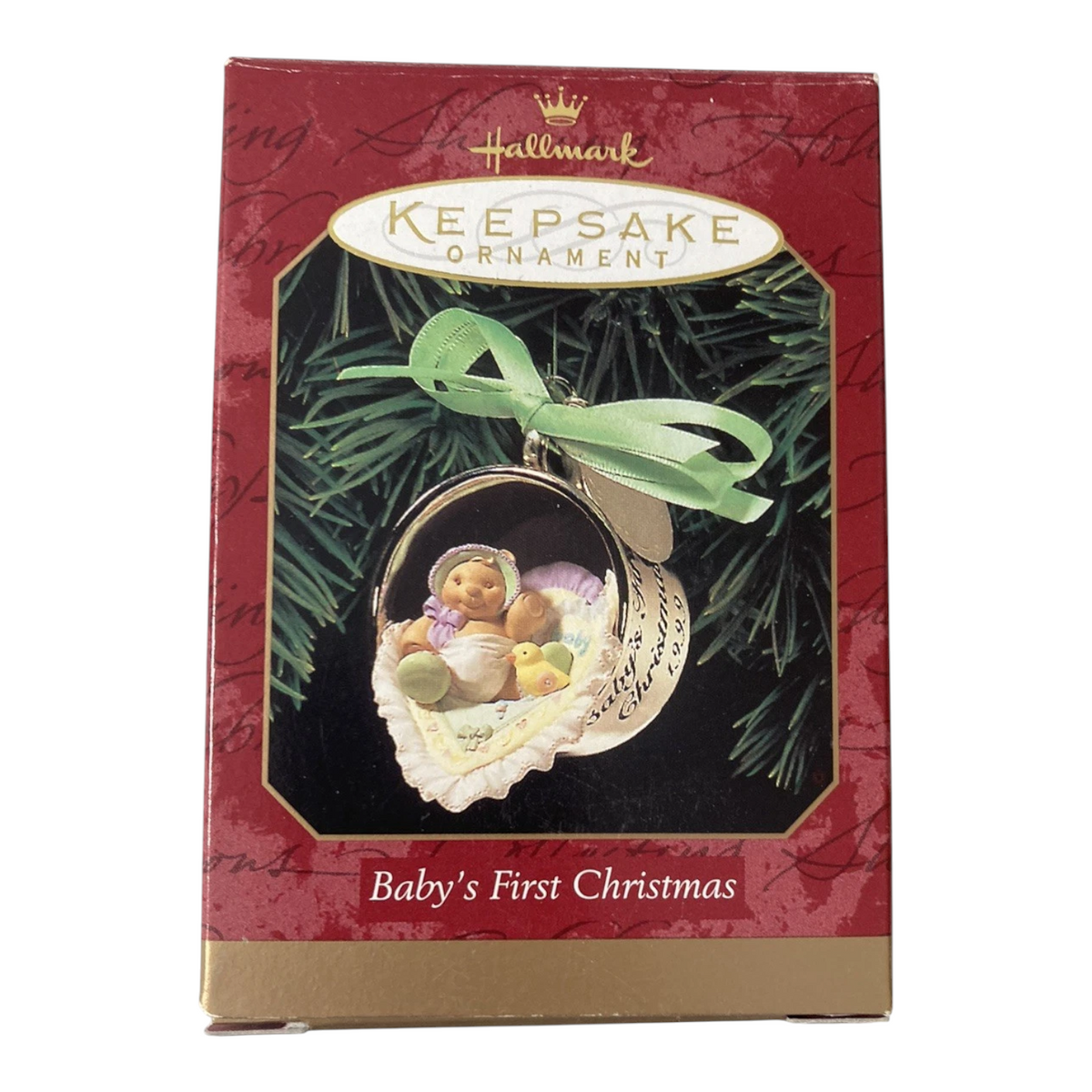 1995 Baby's First Christmas Hallmark Ornament (Baby's First Christmas) QX5547 Image2