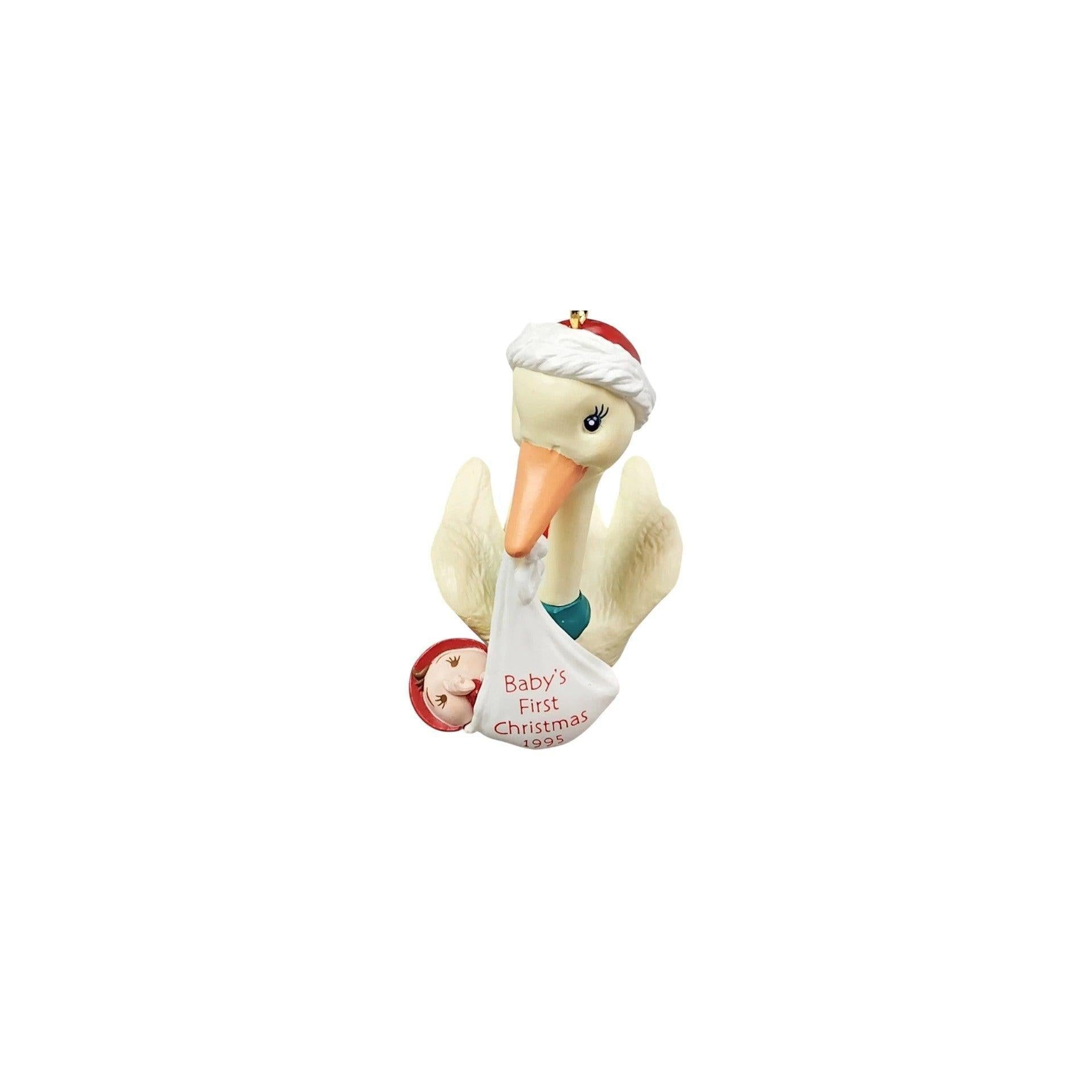 1995 Baby's First Christmas Hallmark Ornament (Baby's First Christmas) QX5557 Image1