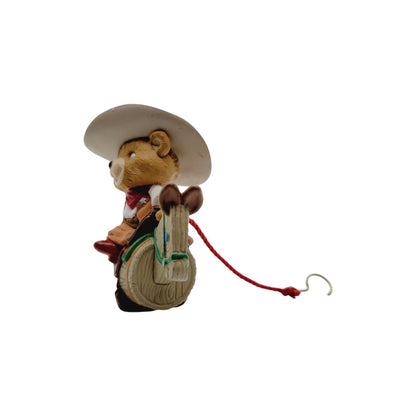 1995 Barrel-Back Rider Hallmark Ornament (Bear) QX5189 Image4
