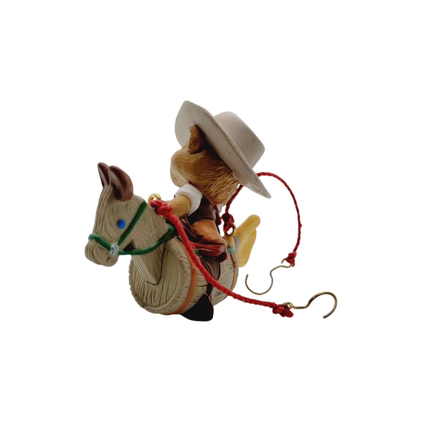 1995 Barrel-Back Rider Hallmark Ornament (Bear) QX5189 Image5