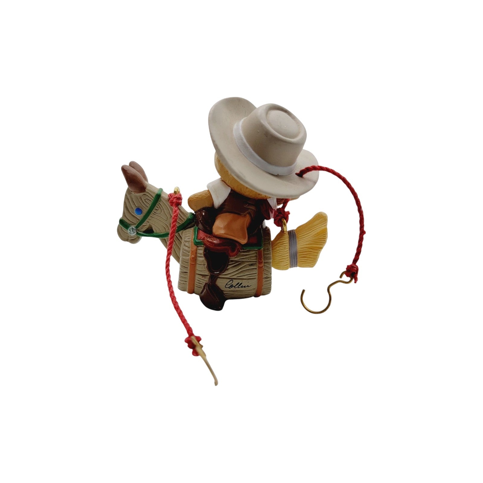 1995 Barrel-Back Rider Hallmark Ornament (Bear) QX5189 Image6