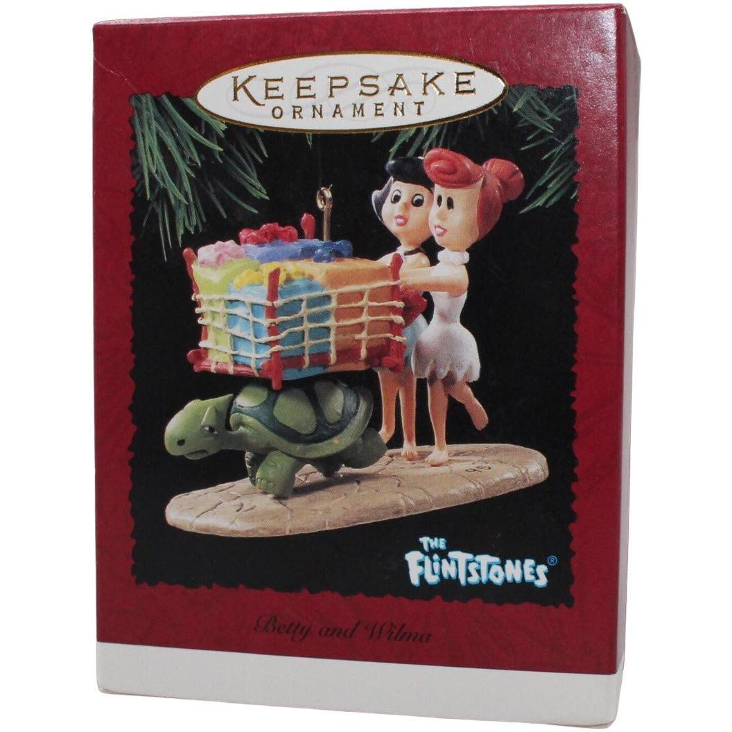 1995 Betty and Wilma Hallmark Ornament (The Flintstones) QX5417
