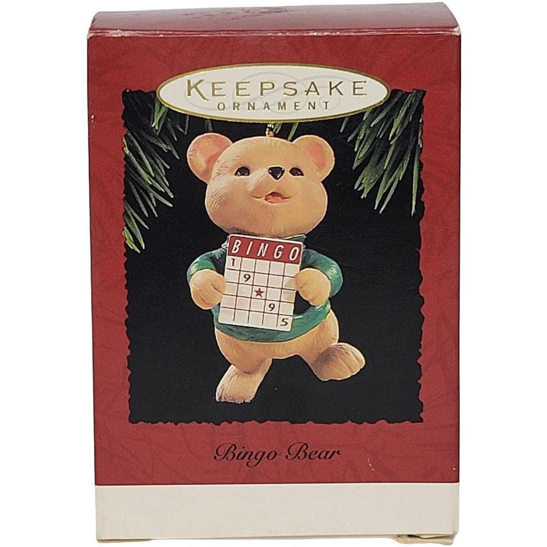 1995 Bingo Bear Hallmark Ornament (Bear) QX5919