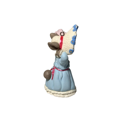 1995 Blue Dress Hallmark Ornament (Springtime Bonnets) QEO8227 Image3