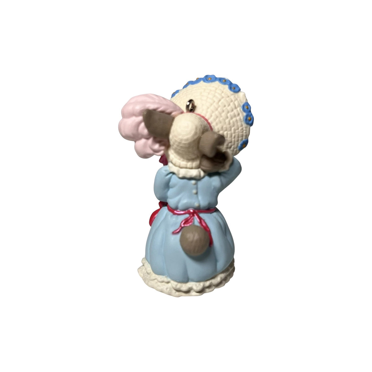 1995 Blue Dress Hallmark Ornament (Springtime Bonnets) QEO8227 Image4