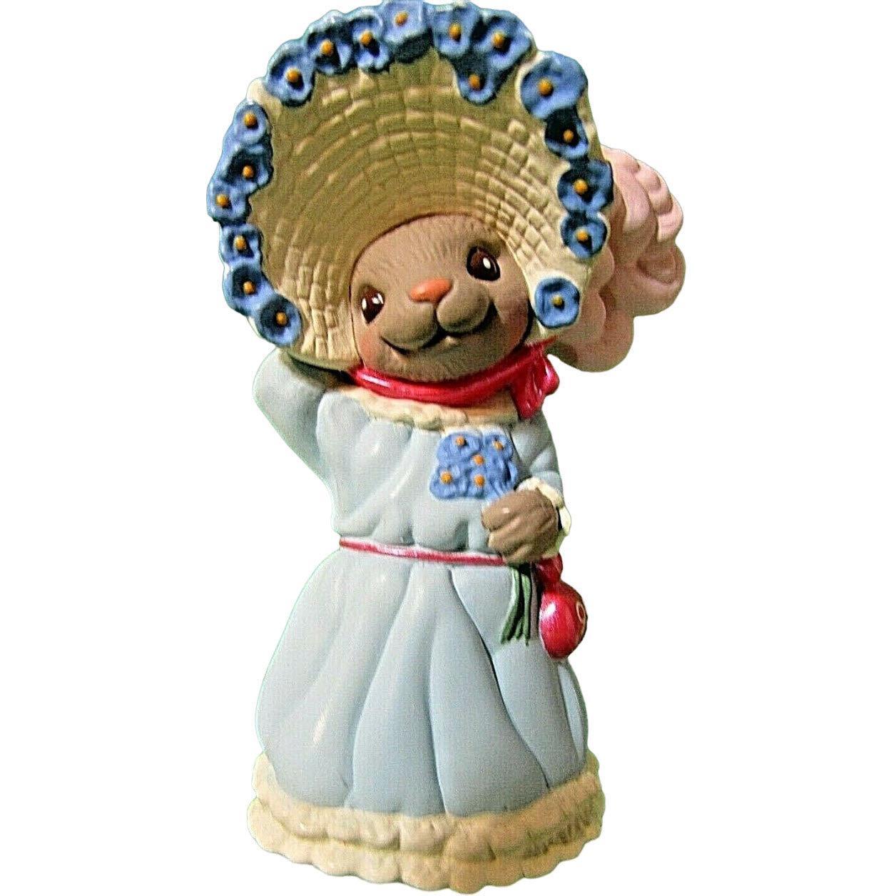 1995 Blue Dress Hallmark Ornament (Springtime Bonnets) QEO8227