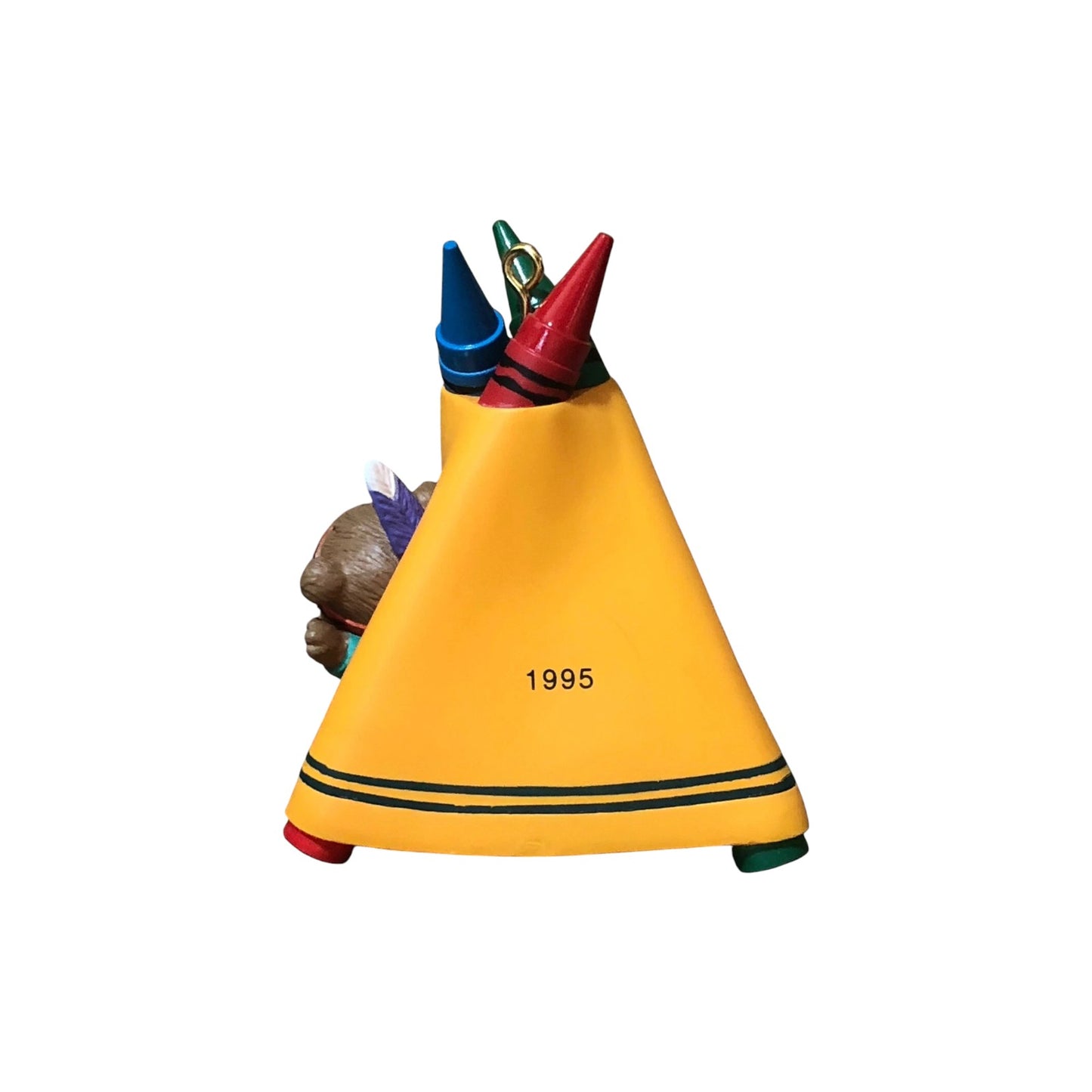 1995 Bright 'n' Sunny Tepee Hallmark Ornament (Crayola) QX5247 Image3