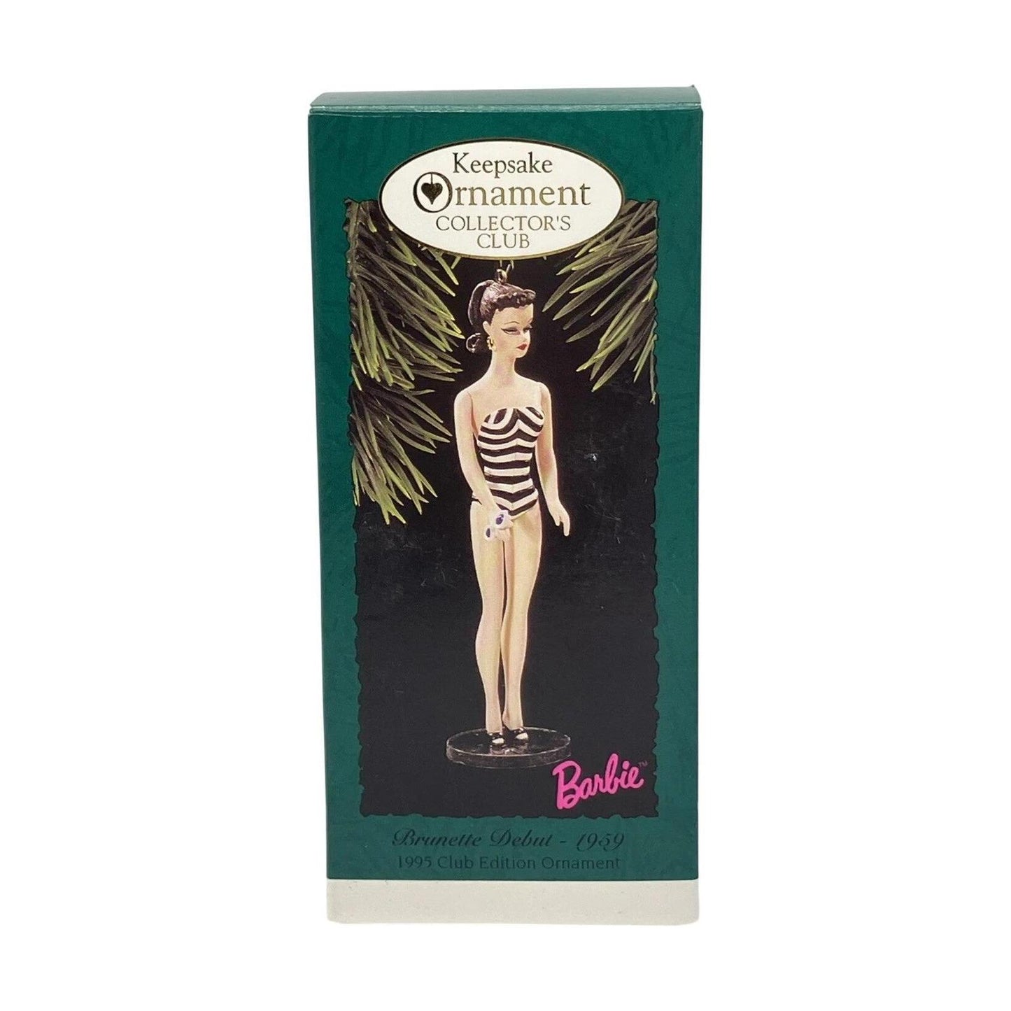 1995 Brunette Debut - 1959 Hallmark Ornament (Barbie) QXC5397 Image2