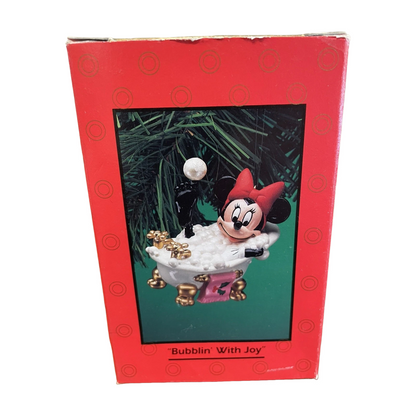 1995 Bubblin With Joy Hallmark Ornament (Minnie Mouse) 136581 Image2