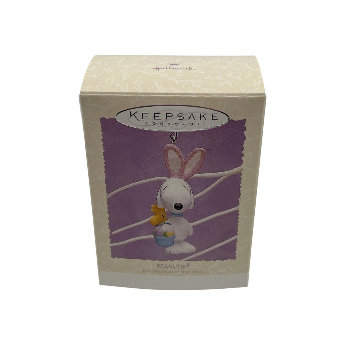 1995 Bunny Snoopy Peanuts Hallmark Ornament (Easter) QEO8257 Image2