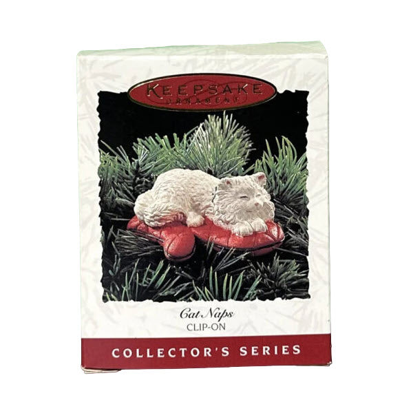 1995 Cat on Mitten Hallmark Ornament (Cat Naps) QX5097