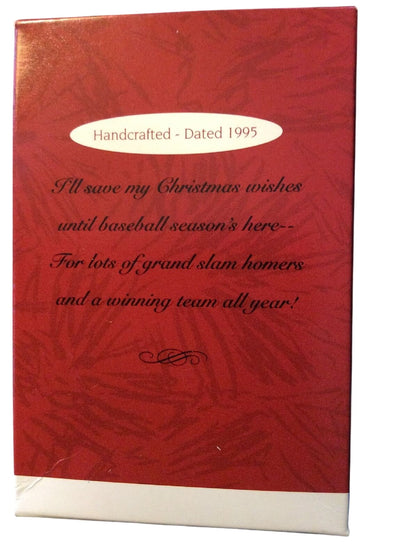 1995 Catch the Spirit Hallmark Ornament (Baseball) QX5899