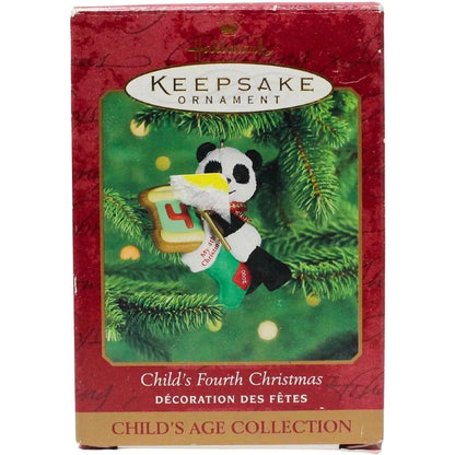 1995 Child's Fourth Christmas Hallmark Ornament (Child's Age Collection) QX6931