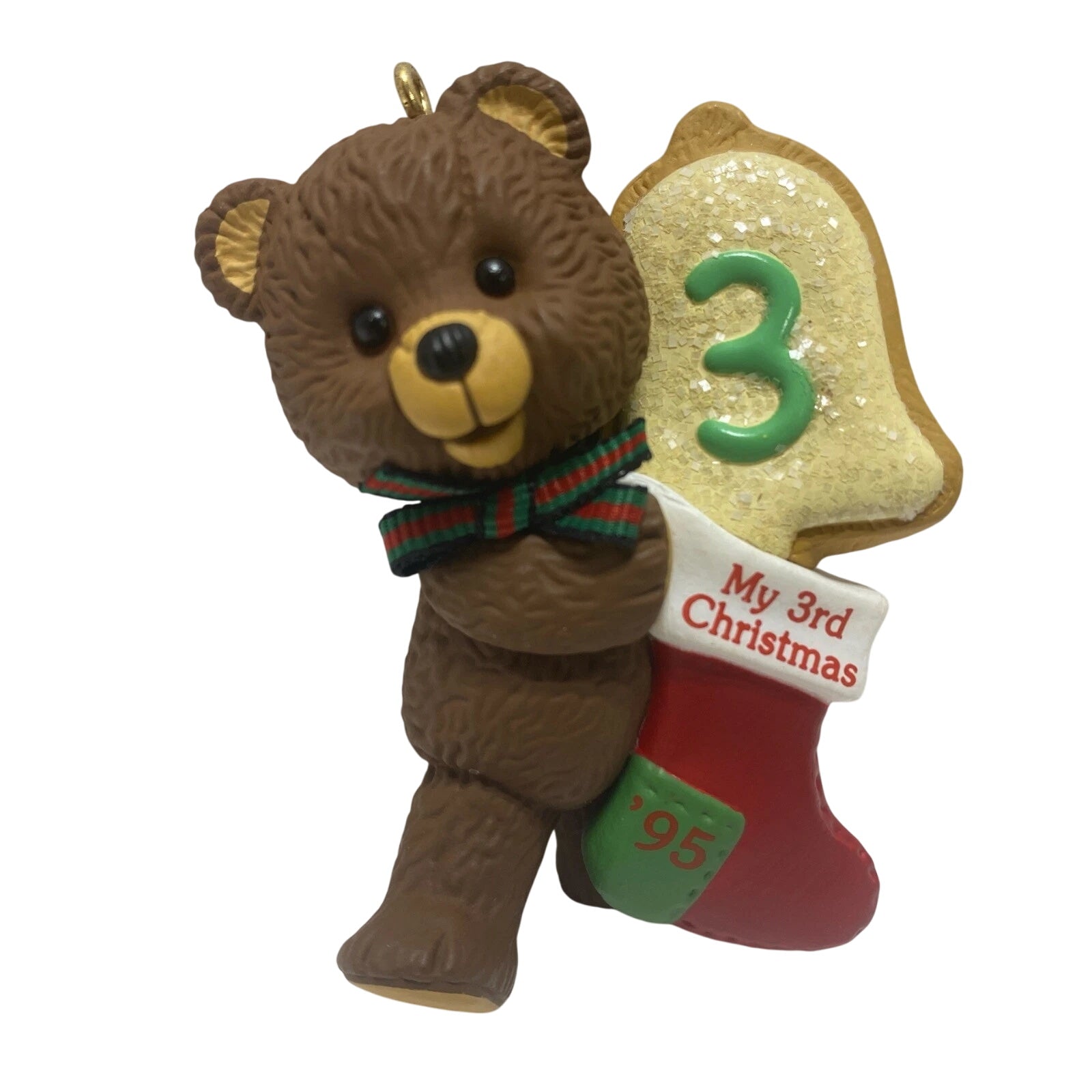 1995 Child's Third Christmas Hallmark Ornament (Child's Age Collection) QX5627