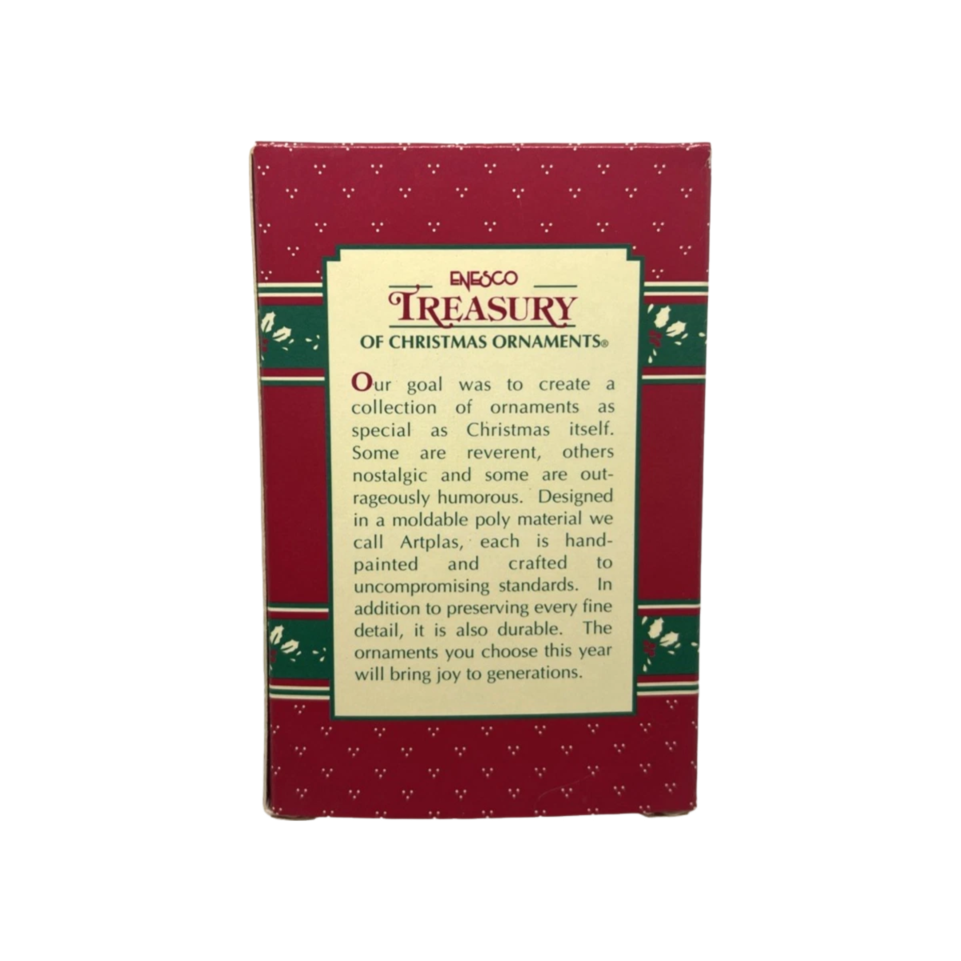 1995 Christmas is in the Bag Enesco Ornament (Puppy Chow) 139645 Image4