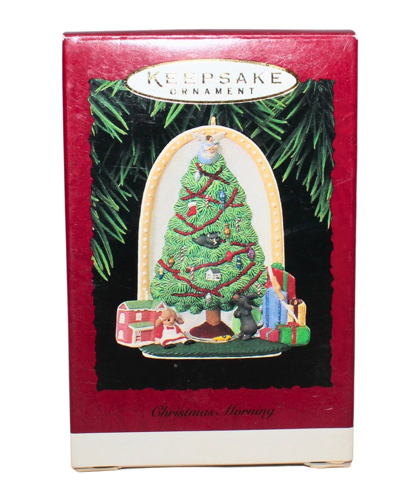 1995 Christmas Morning Hallmark Ornament (Christmas Tree) QX5997