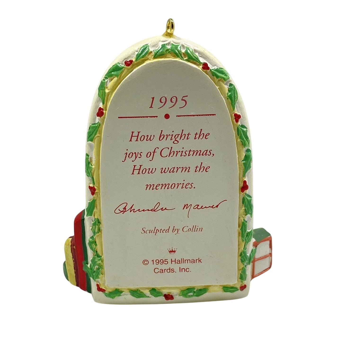 1995 Christmas Morning Hallmark Ornament (Christmas Tree) QX5997