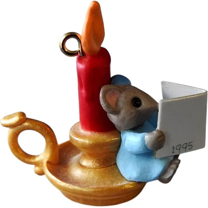 1995 Christmas Wishes Hallmark Ornament (Six Mice) QXM4087