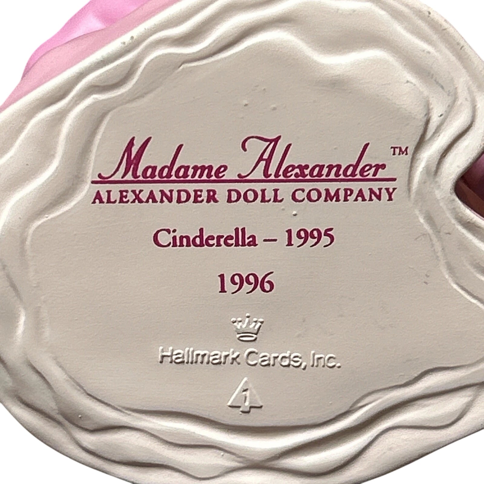 1995 Cinderella Hallmark Ornament (Madame Alexander) QX6311