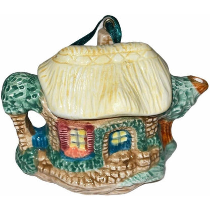 1995 Cozy CottageTeapot Hallmark Ornament (Invitation to Tea) QK1127
