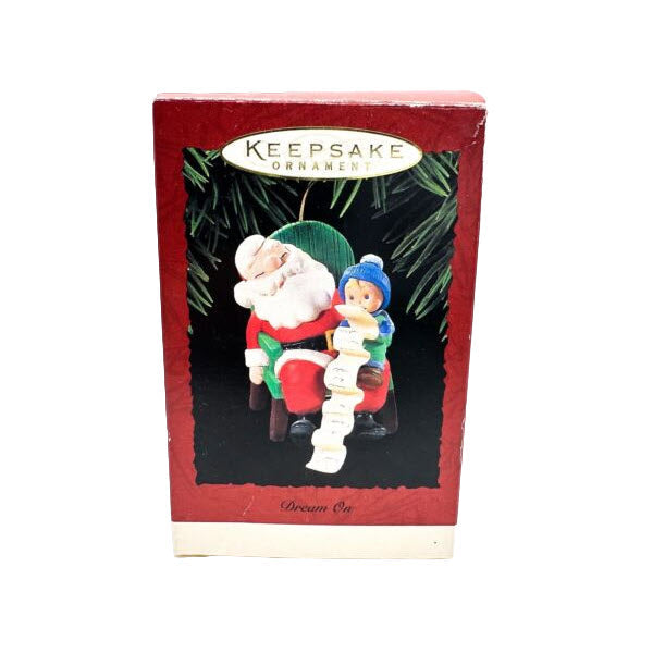 1995 Dream On Hallmark Ornament (Santa Claus) QX6007