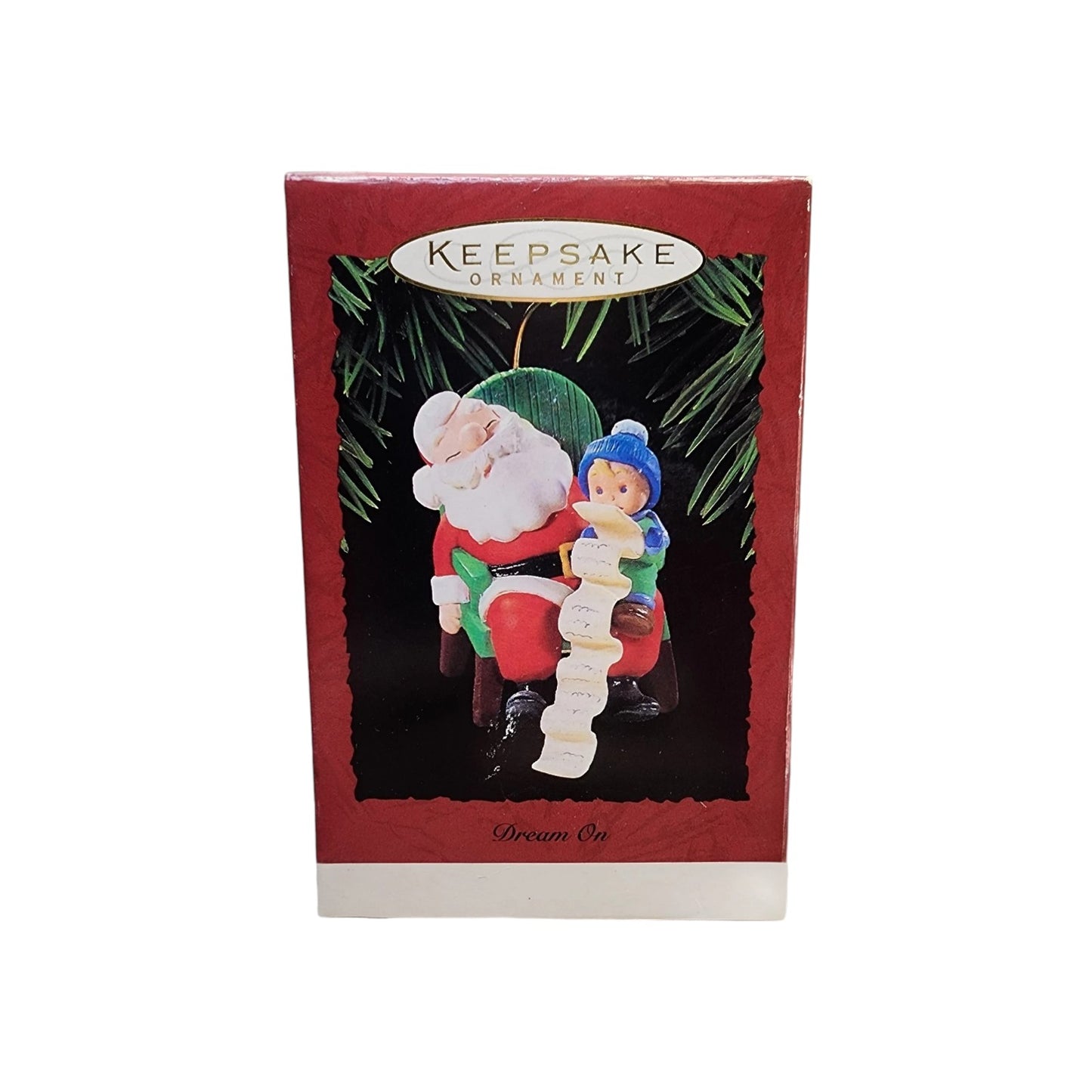 1995 Dream On Hallmark Ornament (Santa Claus) QX6007 Image2