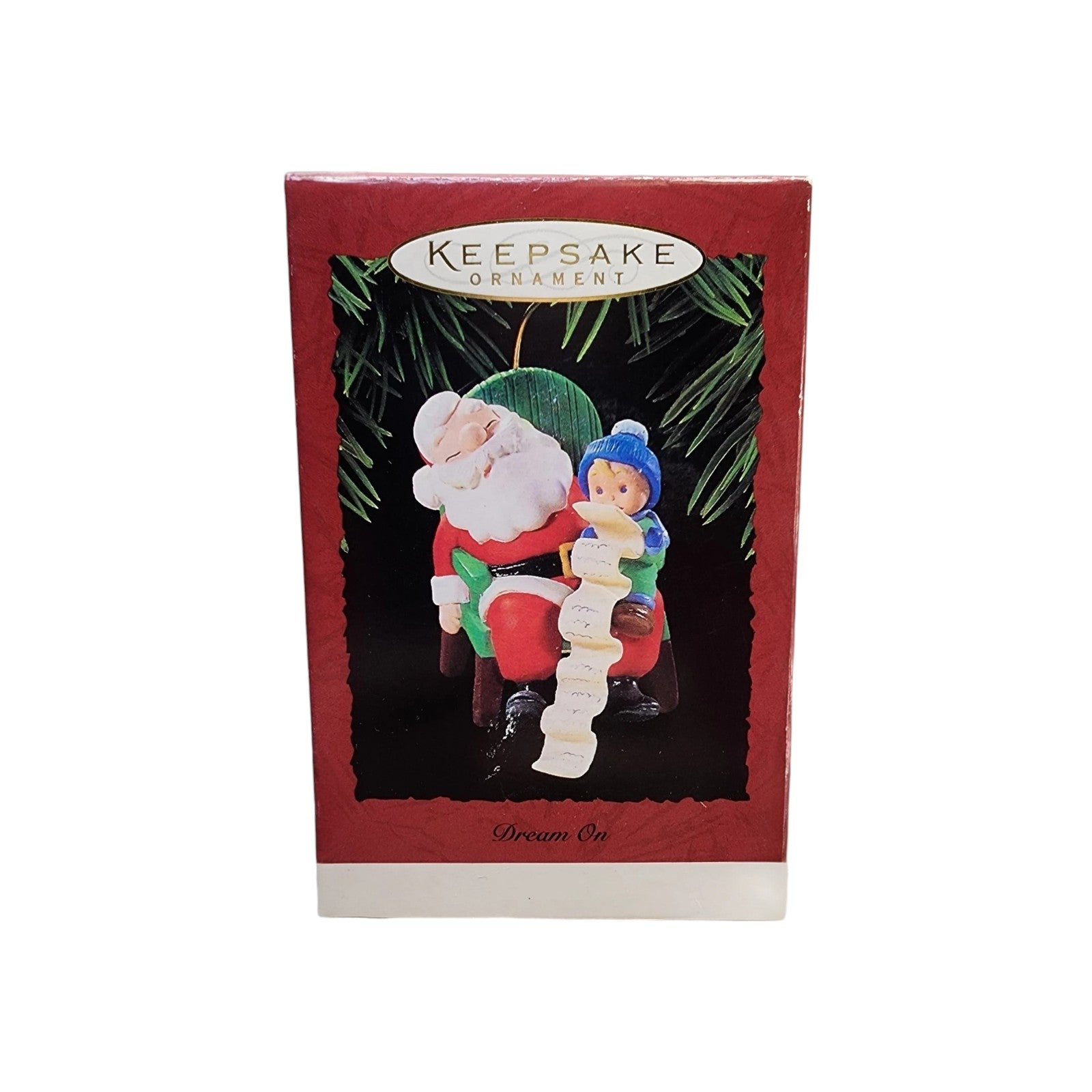 1995 Dream On Hallmark Ornament (Santa Claus) QX6007 Image2