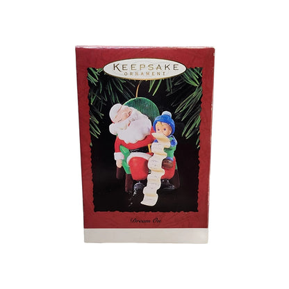 1995 Dream On Hallmark Ornament (Santa Claus) QX6007 Image2