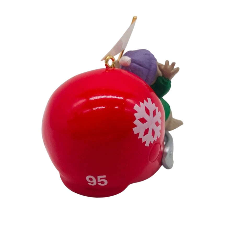 1995 Faithful Fan Hallmark Ornament (Football) QX5897