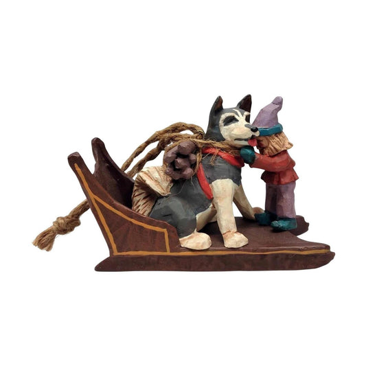 1995 Fetching the Firewood Hallmark Ornament (Folk Art Americana) QK1057 Image1